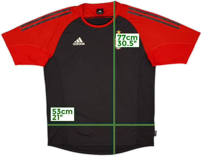 2002-03 AC Milan adidas Training Shirt - 7/10 - (L)