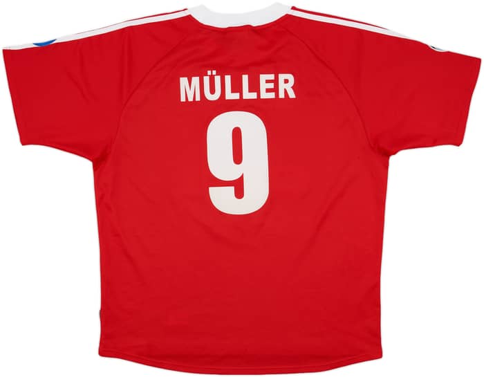 2000-01 Bayern Munich CL Home Shirt Muller #9 - 8/10 - (XL)