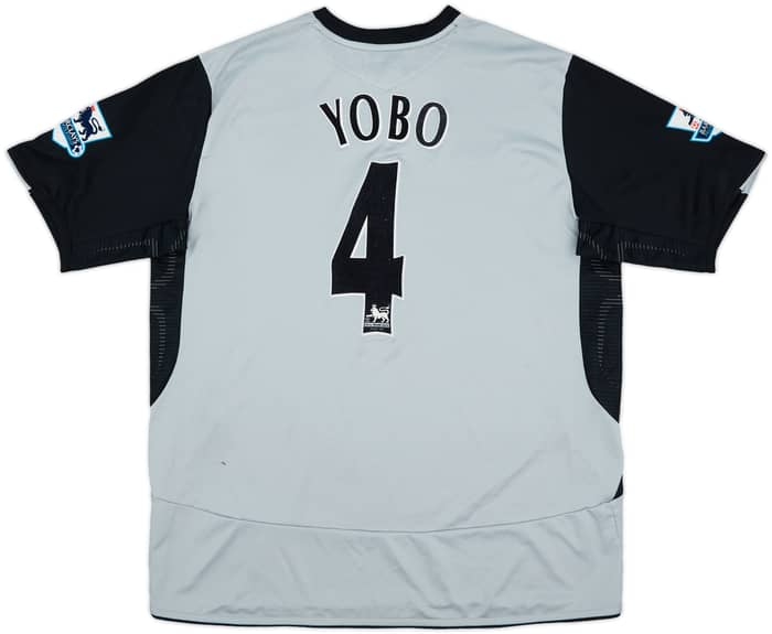 2005-06 Everton Away Shirt Yobo #4 - 7/10 - (XL)