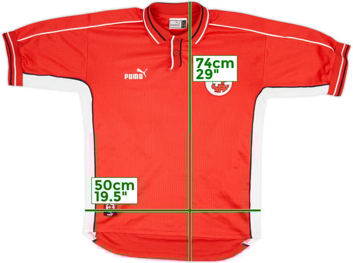 1999-00 Switzerland Home Shirt #10 - 7/10 - (S)