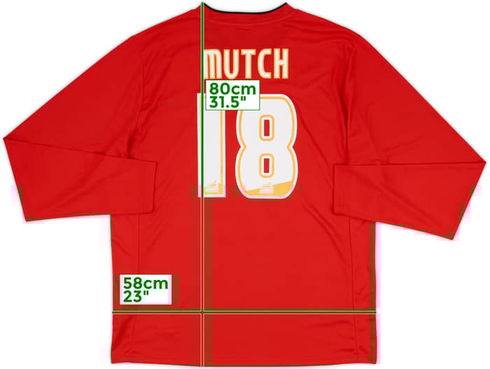 2012-13 Cardiff Home L/S Shirt Mutch #18 - 10/10 - (XXL)