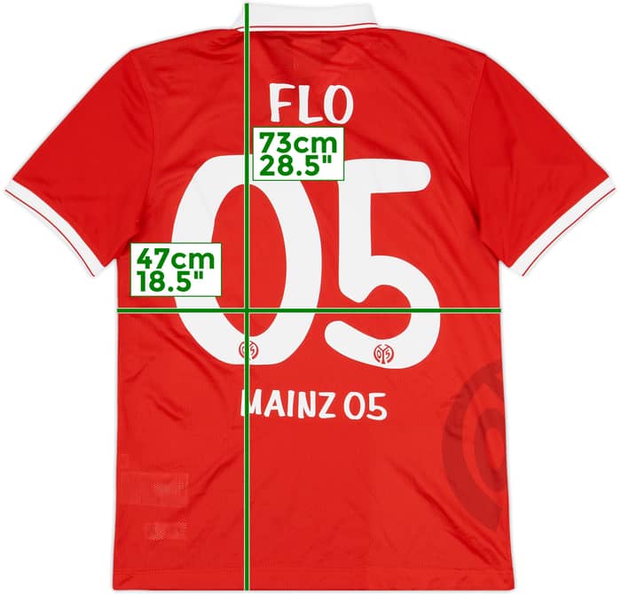 2014-15 FSV Mainz Home Shirt Flo #05 - 8/10 - (M)
