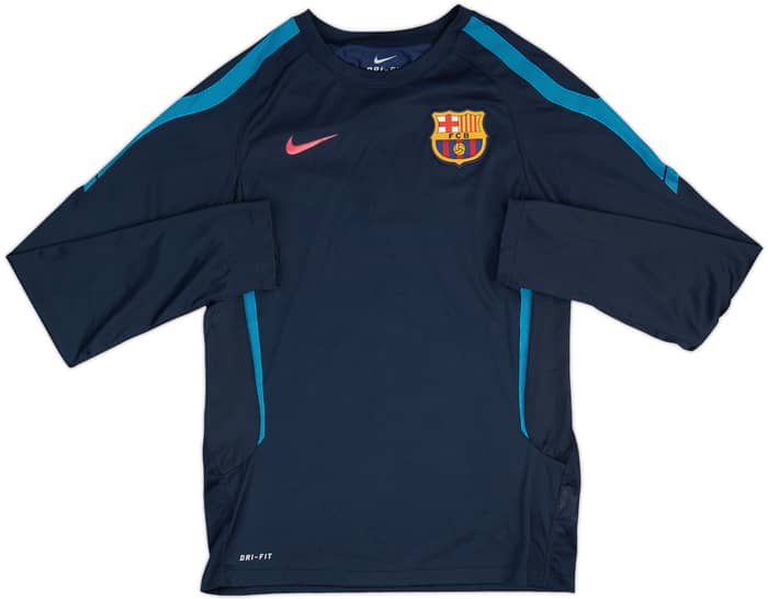 2010-11 Barcelona Nike Training L/S Shirt - 8/10 - (S)
