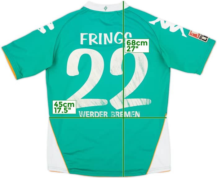 2007-08 Werder Bremen Home Shirt Frings #22 - 5/10 - (M)