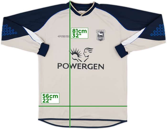 2004-05 Ipswich GK Shirt - 10/10 - (L)