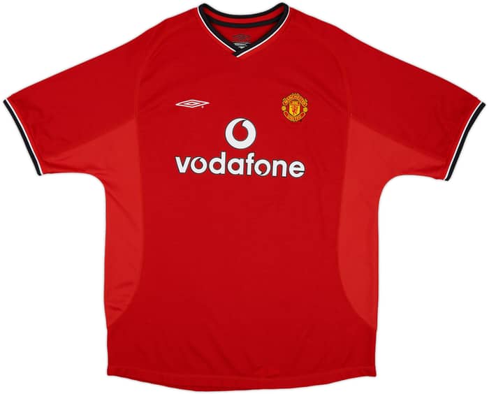 2000-02 Manchester United Home Shirt #10 - 8/10 - (XL)