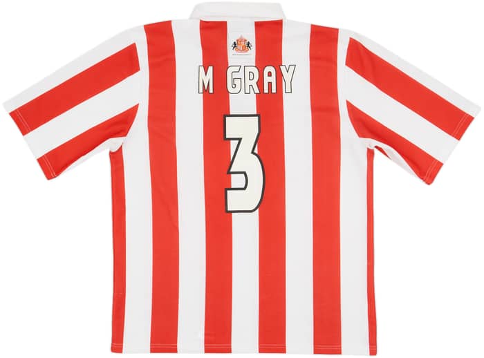 1997-99 Sunderland Home Shirt M Gray #3 - 7/10 - (XL)