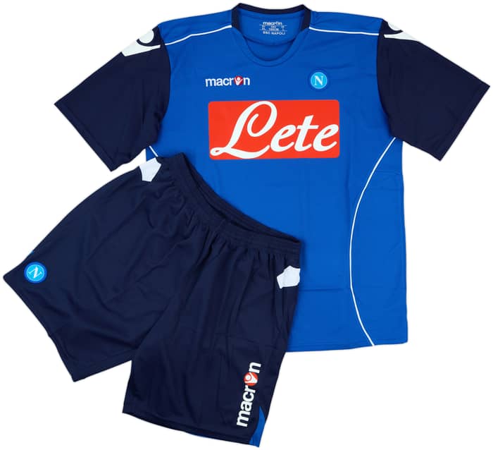 2011-12 Napoli Macron Training Shirt and Shorts (XL)