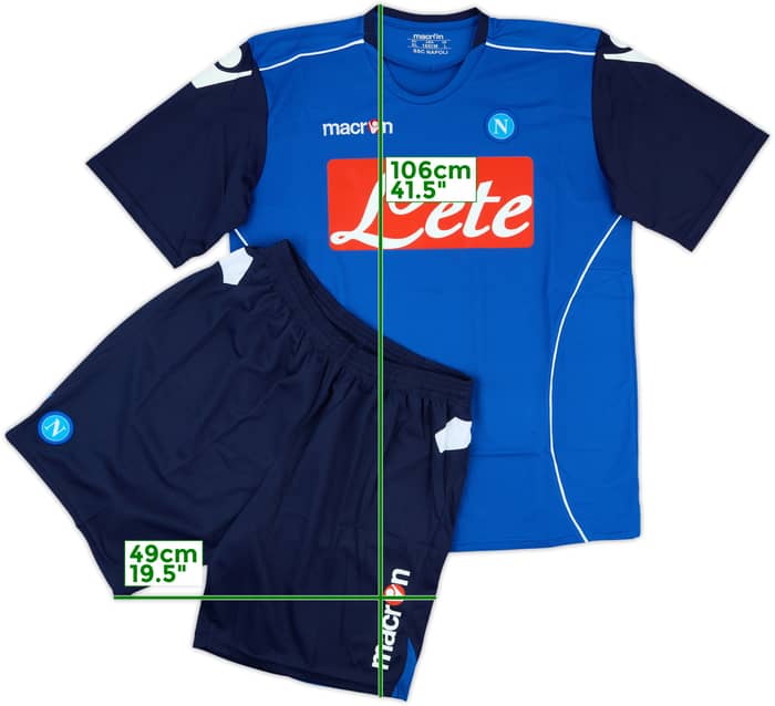 2011-12 Napoli Macron Training Shirt and Shorts (XL)