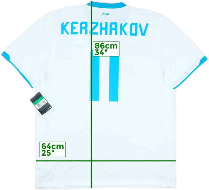 2011-12 Zenit St. Petersburg Away Shirt Kerzhakov #11 (XL)