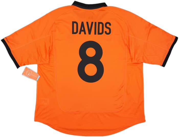 2000-02 Netherlands Home Shirt Davids #8 (XL)