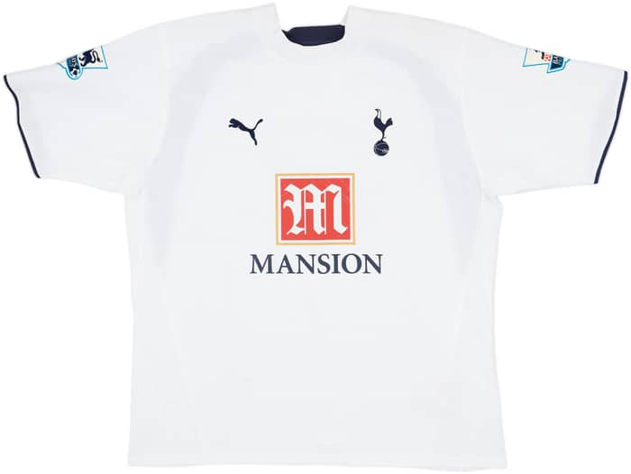 2006-07 Tottenham Home Shirt Davids #5 - 7/10 - (XL)