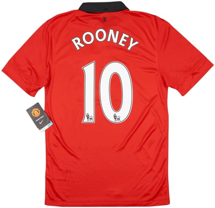 2013-14 Manchester United Home Shirt Rooney #10 (S)