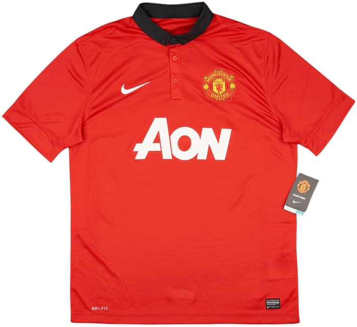 2013-14 Manchester United Home Shirt Evra #3 (L)