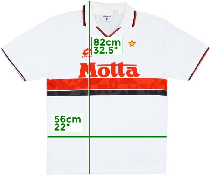 1993-94 AC Milan Away Shirt - 7/10 - (XL)