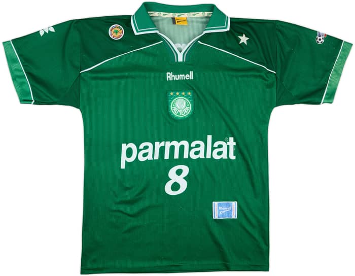 1999 Palmeiras Home Shirt #8 - 7/10 - (M)