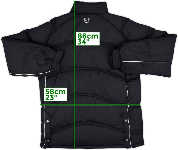 2008-09 Manchester United Nike Padded Bench Coat - 8/10 - (M)
