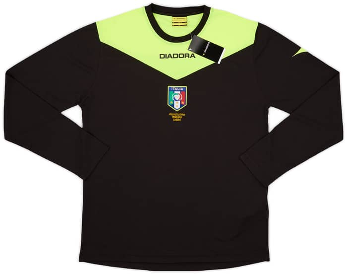 2015-16 Italy Diadora Referee Training L/S Shirt (S)