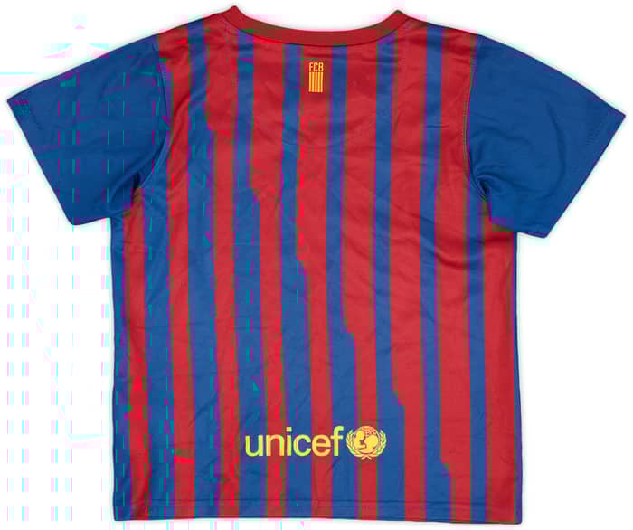 2011-12 Barcelona Home Shirt - 8/10 - (4-5 Years)