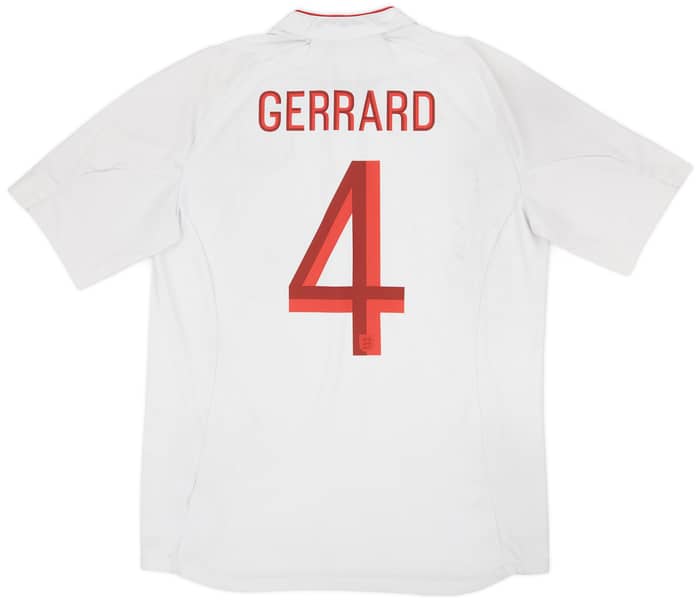 2012-13 England Home Shirt Gerrard #4 - 5/10 - (L)