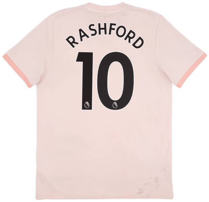 2018-19 Manchester United Away Shirt Rashford #10 - 4/10 - (L)