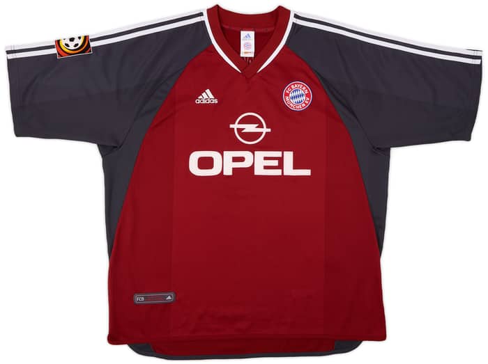 2001-02 Bayern Munich Home Shirt Kuffour #4 - 8/10 - (XXL)