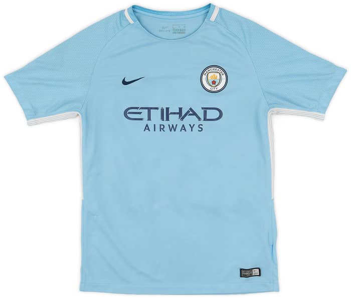 2017-18 Manchester City Home Shirt G. Jesus #33 - 4/10 - (XL.Boys)