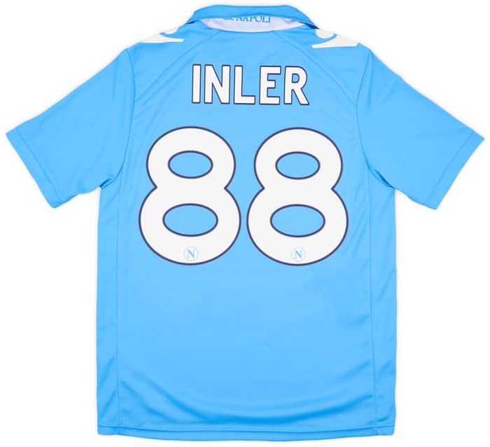 2011-12 Napoli Home Shirt Inler #88 - 8/10 - (M)