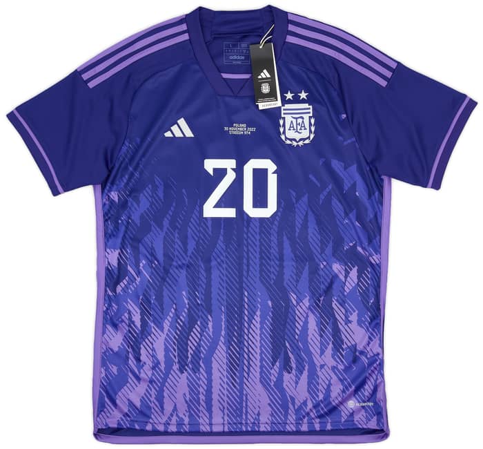 2022-23 Argentina Away 'vs Poland' Shirt Mac Allister #20