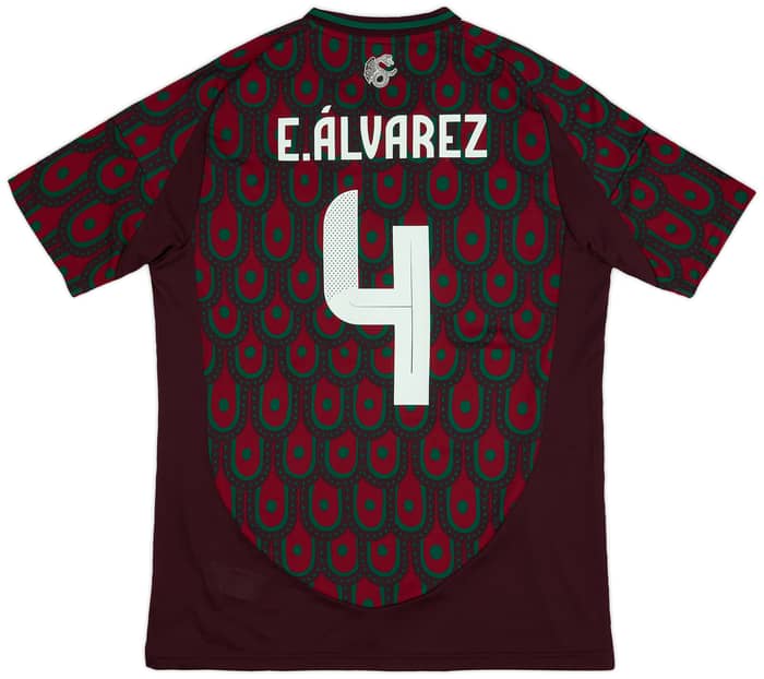 2024-25 Mexico Home Shirt E.Alvarez #4