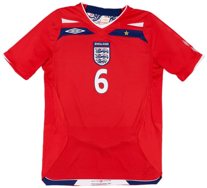 2008-10 England Away Shirt Terry #6 - 9/10 - (S)