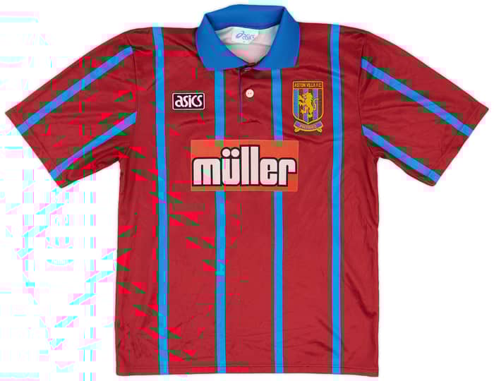 1993-95 Aston Villa Home Shirt McGrath #5 - 8/10 - (M)