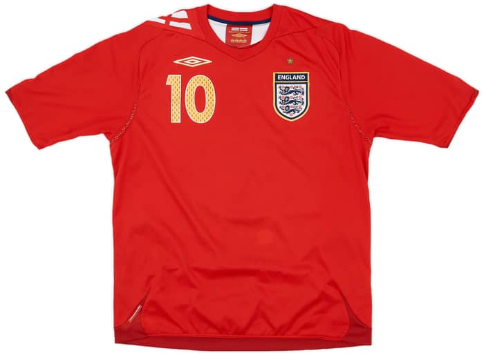 2006-08 England Away Shirt Owen #10 - 6/10 - (L)