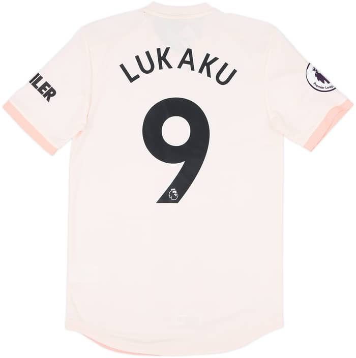 2018-19 Manchester United Authentic Away Shirt Lukaku #9 (S)