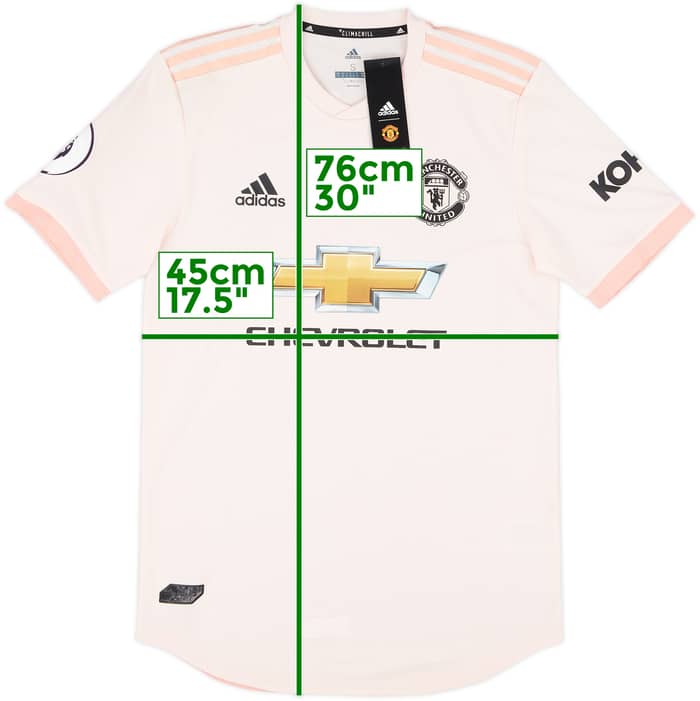 2018-19 Manchester United Authentic Away Shirt Lukaku #9 (S)