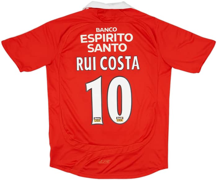 2007-08 Benfica Home Shirt Rui Costa #10 - 5/10 - (L)