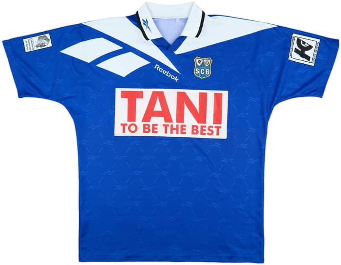 1995-98 Bastia Match Issue Home Shirt #12