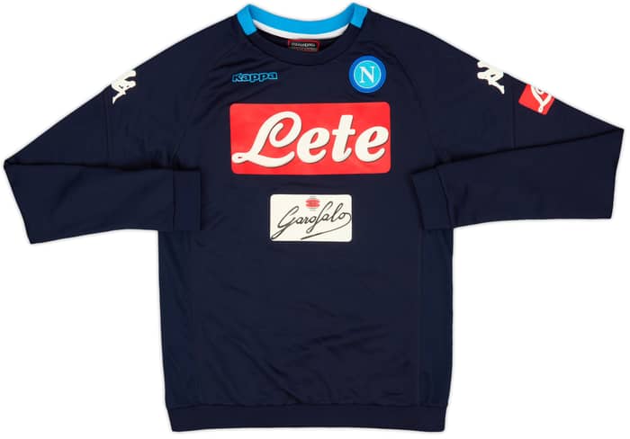 2017-18 Napoli Kappa Sweat Top - 6/10 - (S)