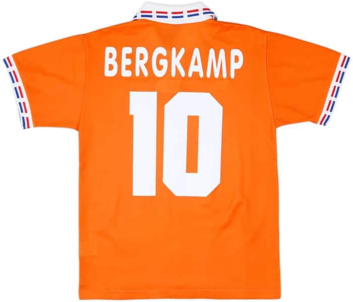 1996 Netherlands Home Shirt Bergkamp #10 - 9/10 - (S)