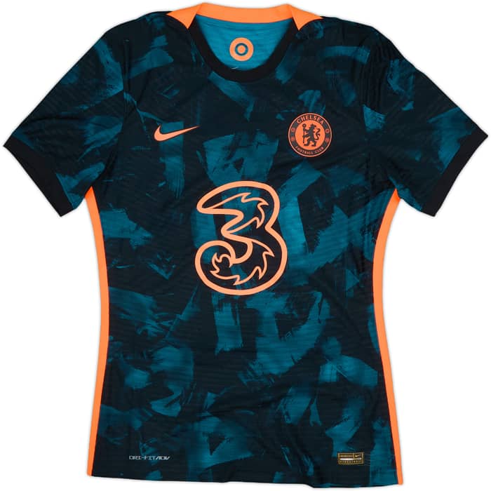 2021-22 Chelsea Player Issue Signed Third Shirt Kante #7