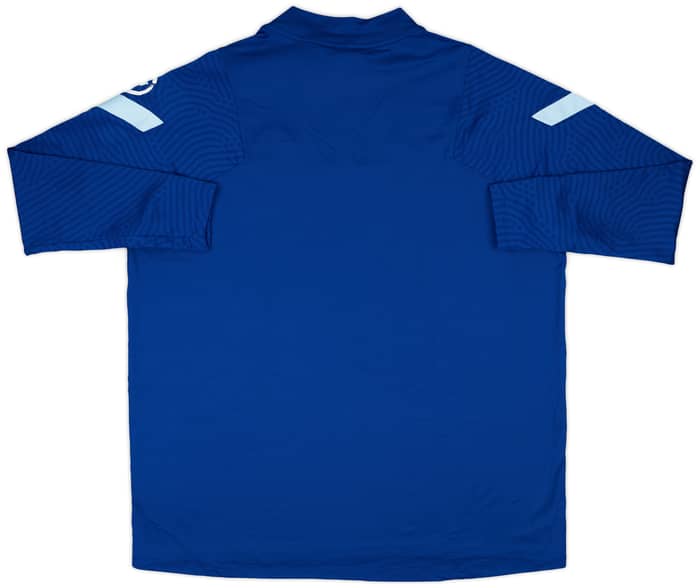 2021 Chelsea Staff Issue FA Cup Final 1/2 Zip Drill Top