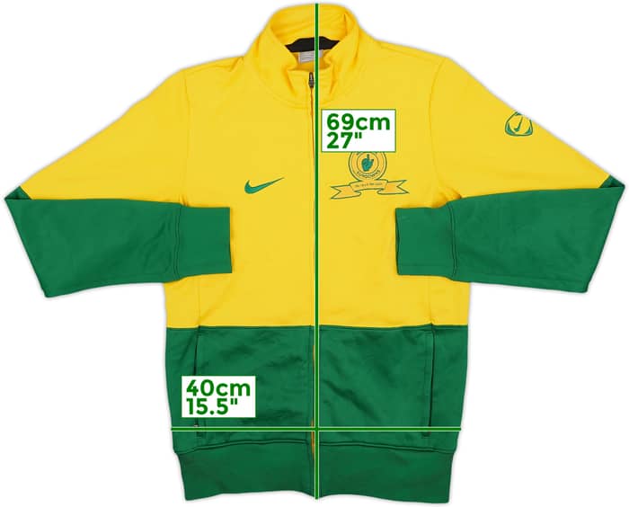2009-10 Mamelodi Sundowns Nike Track Jacket - 8/10 - (S)