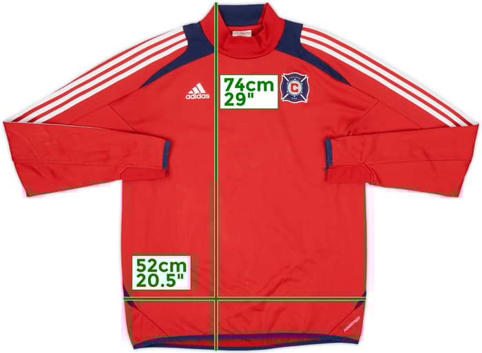 2012 Chicago Fire adidas Formotion Sweat Top - 7/10 - (M/L)