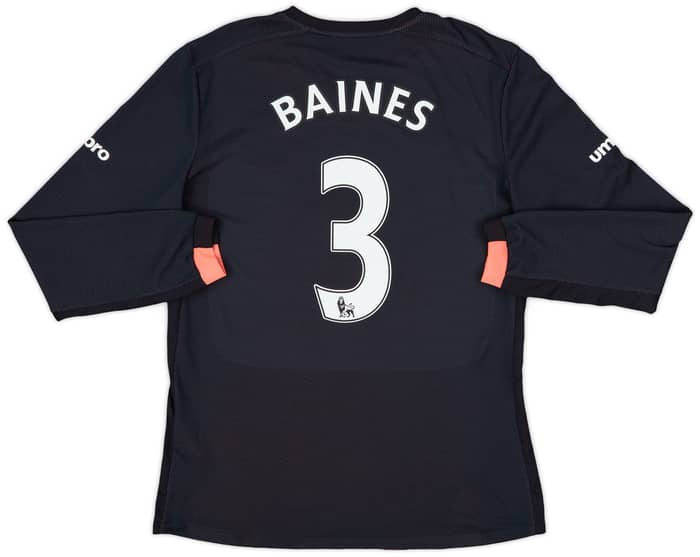 2016-17 Everton Away L/S Shirt Baines #3 - 9/10 - (M)