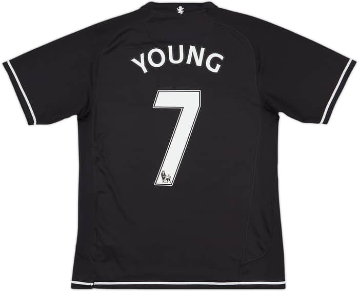 2007-08 Aston Villa Third Shirt Young #7 - 6/10 - (S)