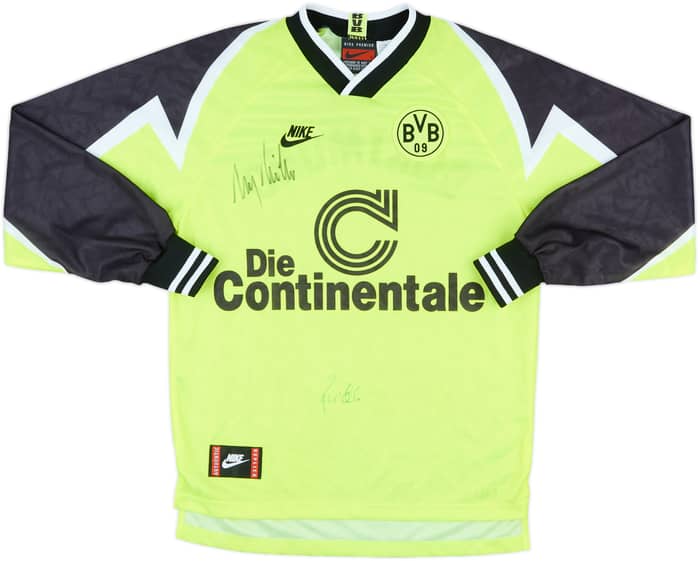 1995-96 Borussia Dortmund Signed Home L/S Shirt
