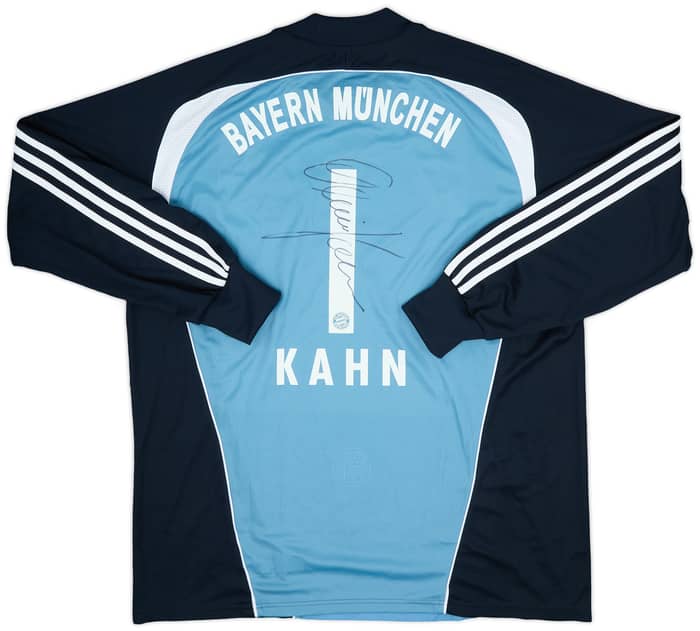 2007-08 Bayern Munich Signed GK Shirt Kahn #1
