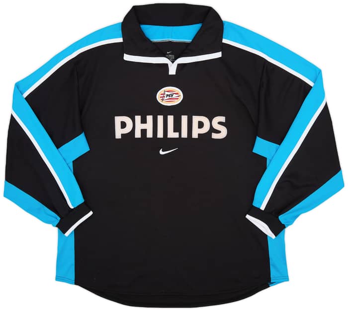 1999-01 PSV Player Issue Away L/S Shirt V.Nistelrooy #8 - 8/10 - (XL)