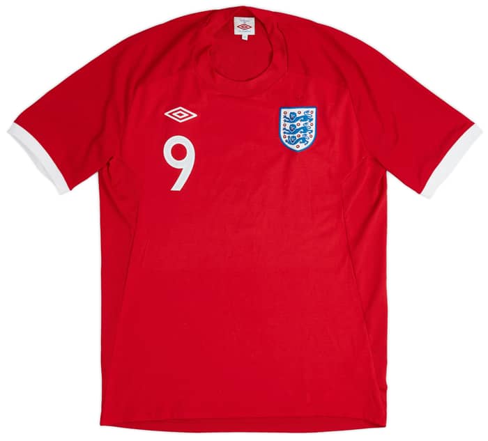 2010-11 England Away Shirt #9 - 5/10 - (L)