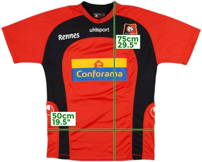 2003-04 Stade Rennais Home Shirt - 8/10 - (XL)